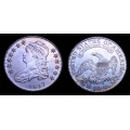 1817 Bust Half Dollar, O-109, AU+, Details